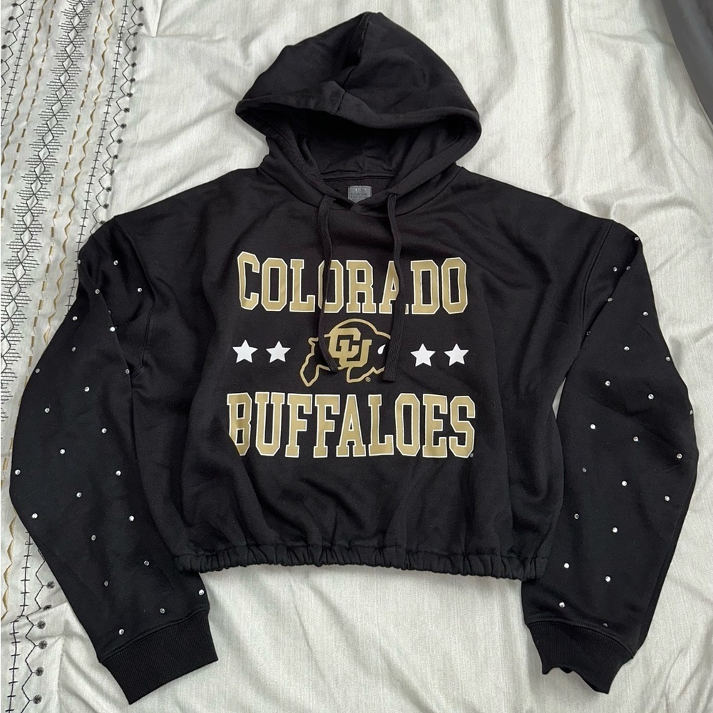 Colorado Buffaloes “Can't Lose” Cropped Hoodie - Picture 2 of 6
